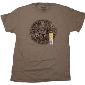 Brotherhood Bone Collector Mens T Shirt Size L Fishing Hunting Outdoors Camo